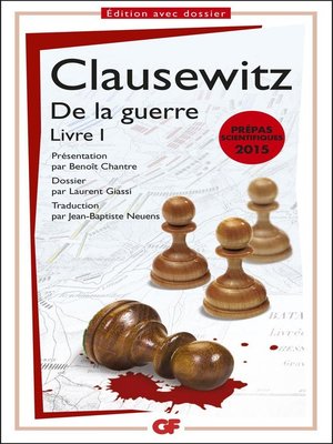 cover image of De la guerre, Livre 1